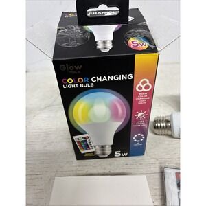 Gabba Goods Rainbow Color Changing Light Bulb 5W with 950Brightness Lumens ...